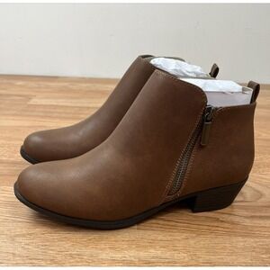 Sonoma Millo Ankle Boots in Cognac Womens Size 8.5 WIDE NEW